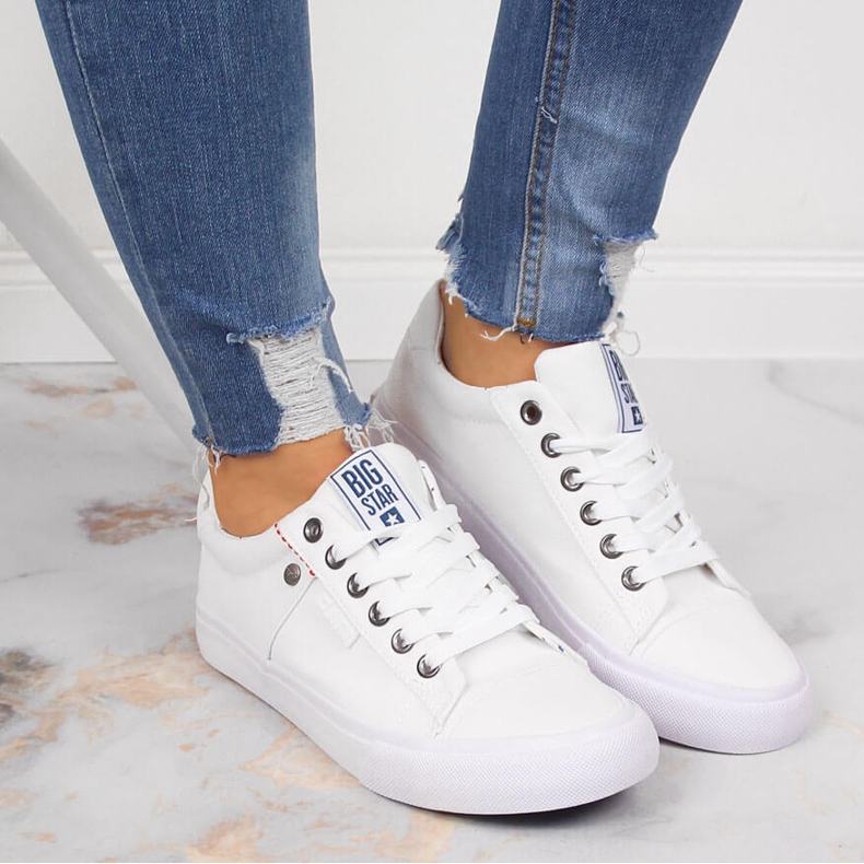 Cipők Alacsony fehér Big Star AA274511 2