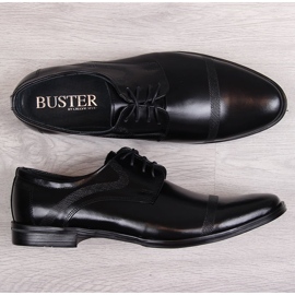Fekete férfi formális cipő Buster by Gregor 2