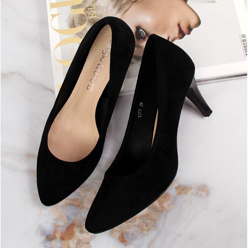 Fekete Sergio Leone velúr pumpák 1