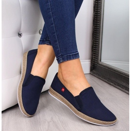 Női espadrillák sötétkék Big Star FF276036-on 1