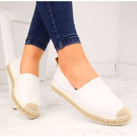 White Big Star HH274493 női fehér textil espadrillák 1