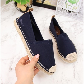 Női sötétkék espadrillák Big Star HH274500 2