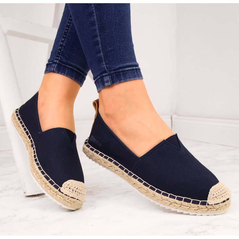 Női sötétkék espadrillák Big Star HH274500 1