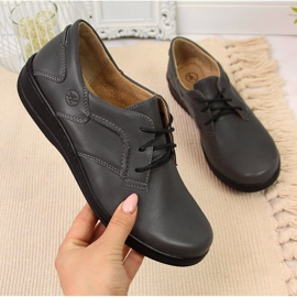 Szürke Női bőrcipő Helios 715 2