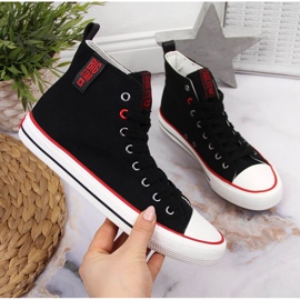 Fekete textil tornacipő Big Star JJ274126 1