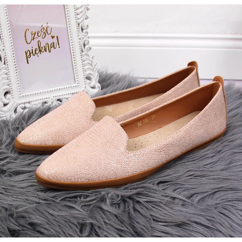 Női cipő lordsy rózsaszín Sergio Leone 1