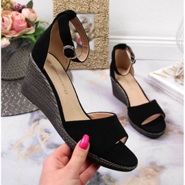 Női fekete ékszandál Potocki 1 Női fekete ékszandál Potocki 1