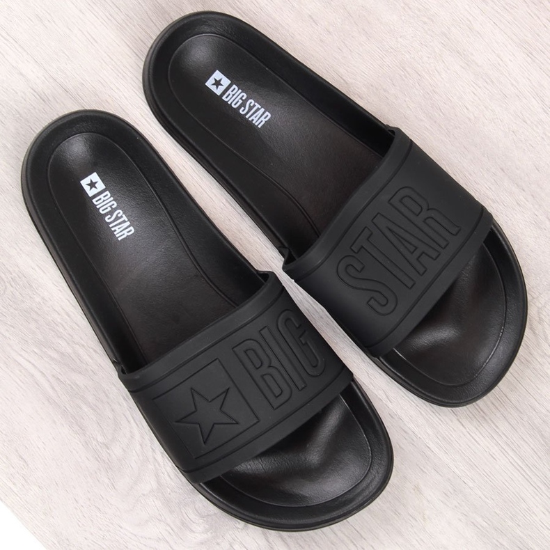 Gyermek gumi strandpapucs fekete Big Star DD374157 2