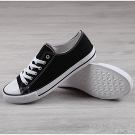 Fekete Atletico férfi alacsony tornacipő 1