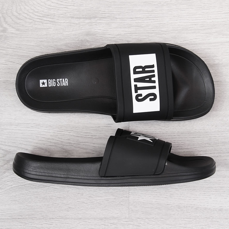 Fekete gyerek medencepapucs Big Star DD374150 2