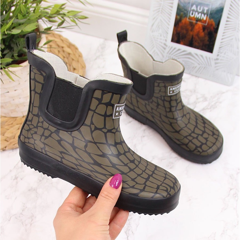 American Club khaki gyerekgaluszok zöld 1