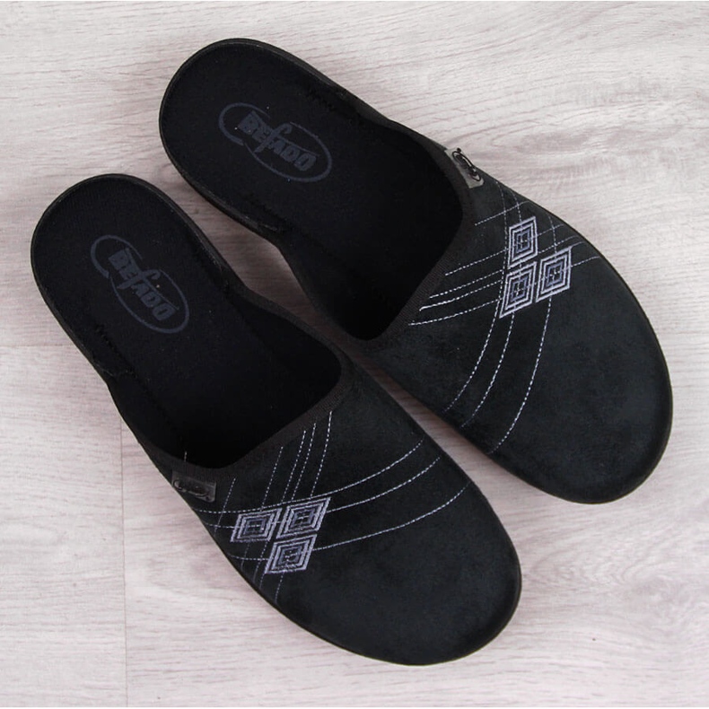 Fekete Befado férfi otthoni papucs 1