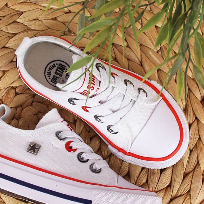 Gyermek tornacipő alacsony fehér Big Star HH374089 1