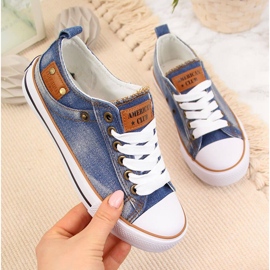 American Club sötétkék színű, alacsony gyerekcipő 1