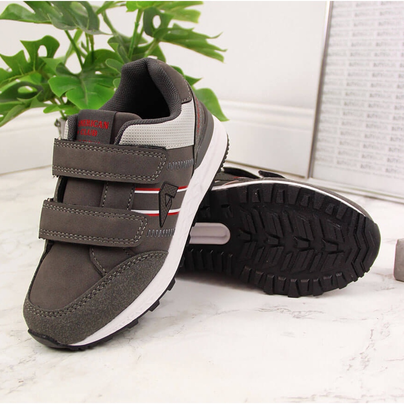 Sport fiúk szürke American Club tépőzáras 2