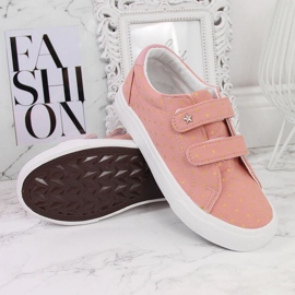 Lány tornacipő tépőzáras rózsaszín Atletico sztárokkal 2