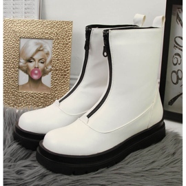 Női fehér eVento munkások, elöl cipzárral 2