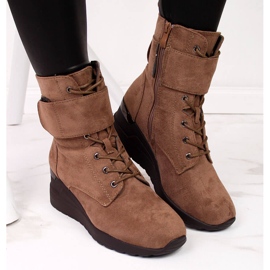 Barna Női barna csizma Jezzi 2