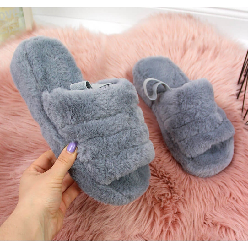 Szürke Seastar otthoni szürke női papucs 2