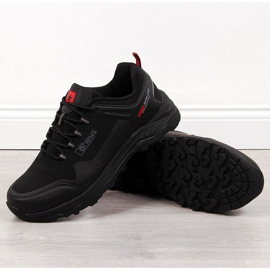 News Férfi túracipő vízálló fekete HÍREK 1