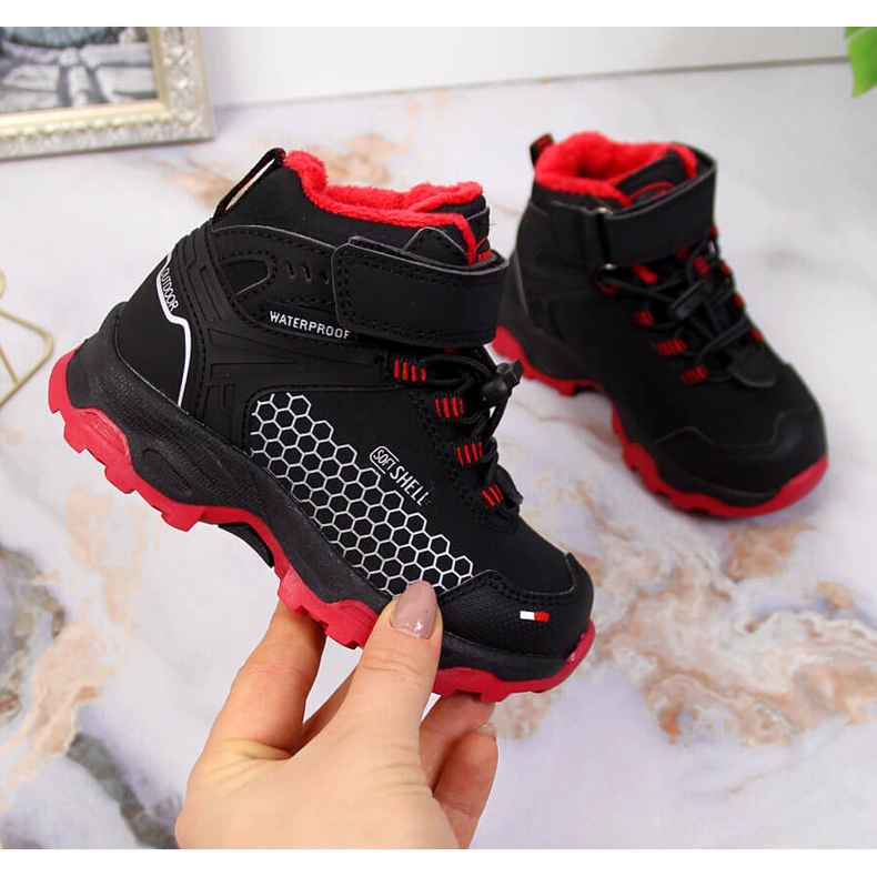 American Club fekete vízálló gyerek hócsizma 1