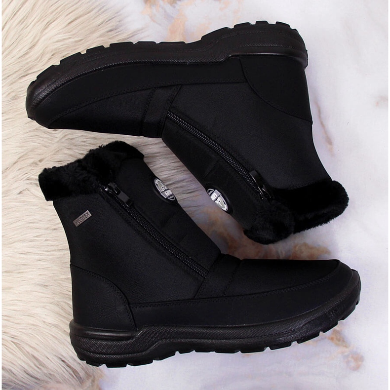 Női vízálló szigetelt hócsizma fekete Galop 2 Női vízálló szigetelt hócsizma fekete Galop 2