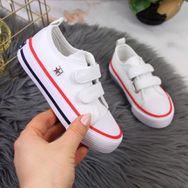 Fehér tépőzáras gyerek tornacipő Big Star HH374095 1