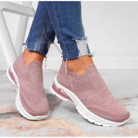 Rózsaszín Potocki-n csúszó női sportcipő 1 Rózsaszín Potocki-n csúszó női sportcipő 1