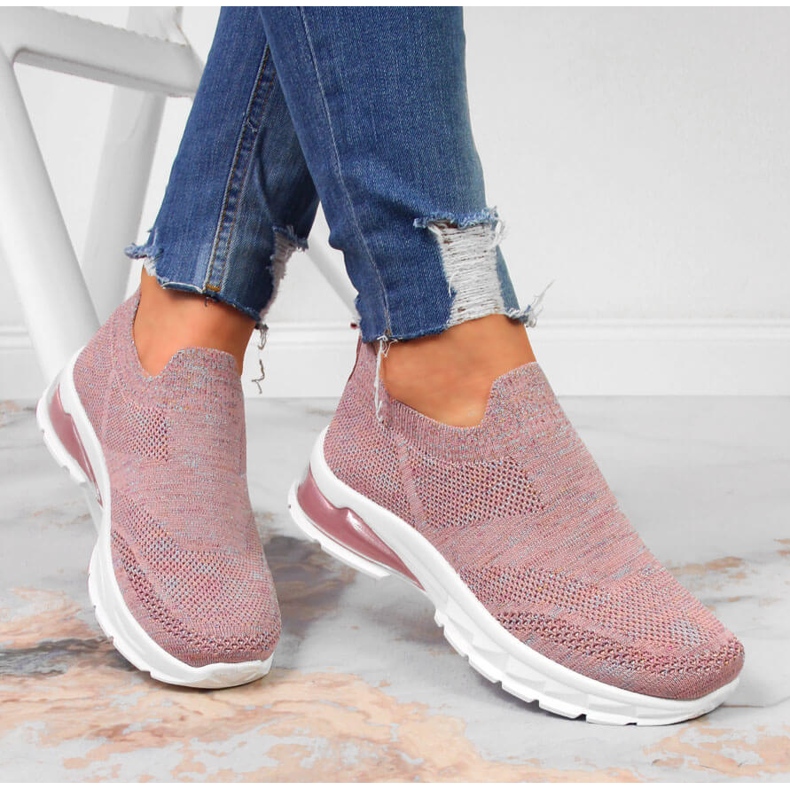 Rózsaszín Potocki-n csúszó női sportcipő 1 Rózsaszín Potocki-n csúszó női sportcipő 1