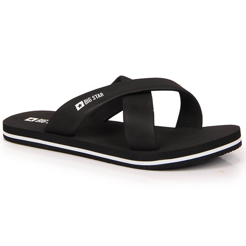 Fekete habszivacs papucs Big Star JJ274A338 1