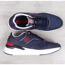 Férfi alkalmi sötétkék sportcipő Big Star JJ174277 1