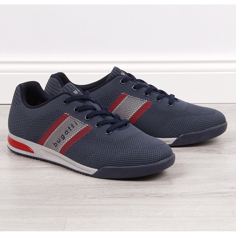 Sötétkék Bugatti férfi alkalmi cipő 1