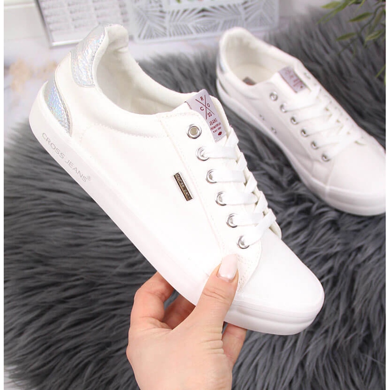 Textil fehér tornacipő Cross Jeans JJ2R4038C 1 Textil fehér tornacipő Cross Jeans JJ2R4038C 1