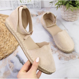 Bézs espadrilles női szandál eVento 1