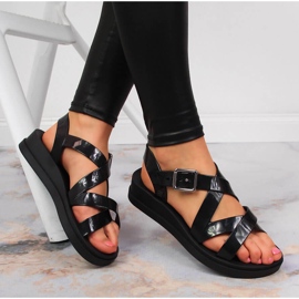 Fekete Zaxy illatos női szandál JJ285093 1