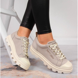 Női tornacipő bézs Bugatti JJ253026 platformon 1 Női tornacipő bézs Bugatti JJ253026 platformon 1