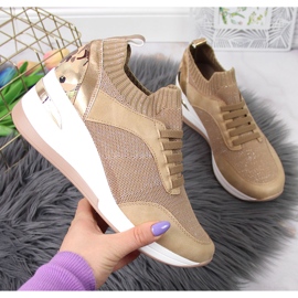 Női brogues éken, bézs Artiker 1