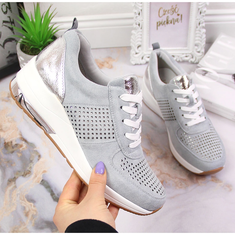 Női ékcipő kék Jezzi 1