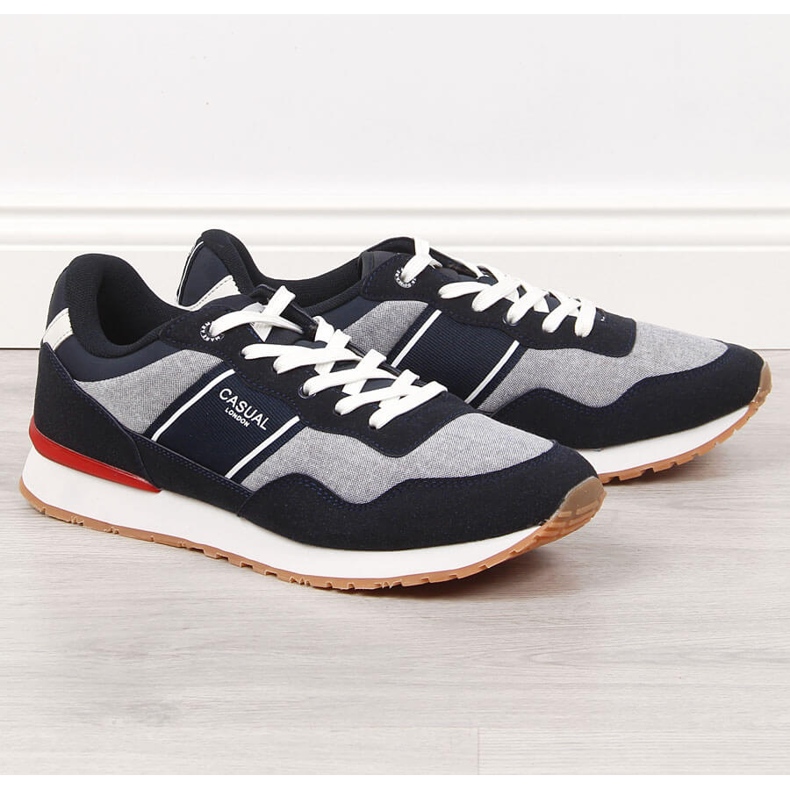 Mckeylor alkalmi férfi sportcipő fekete szürke 1