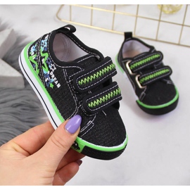 Fiú tornacipő fekete Atletico tépőzárral 1