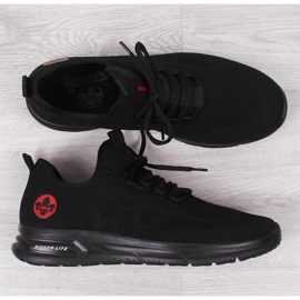 Férfi fekete hálós sportcipő Rieker B7376-00 1