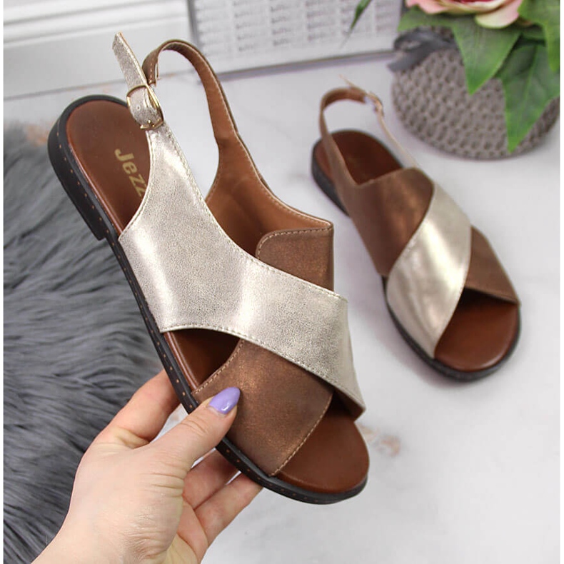 Jezzi női arany szandál aranysárga 1 Jezzi női arany szandál aranysárga 1