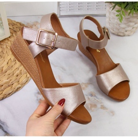 Sergio Leone női bézs ékszandál 1