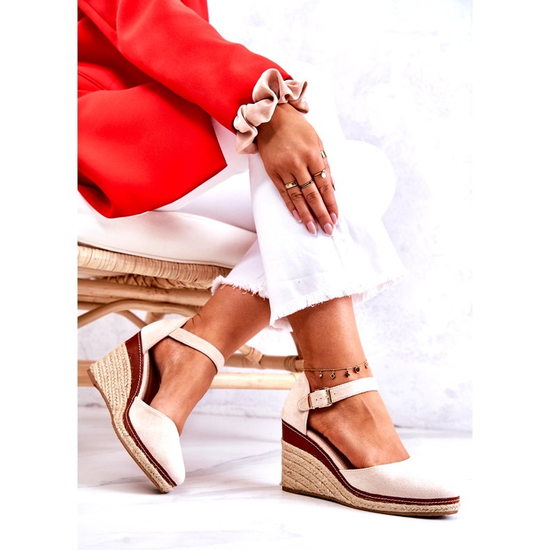 Seastar Női bézs espadrillák ékeken Tamarill 4 Seastar Női bézs espadrillák ékeken Tamarill 4