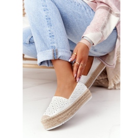 S.Barski Espadrilles On The Straw Platform S. Bararski Fehér ezüst 1 S.Barski Espadrilles On The Straw Platform S. Bararski Fehér ezüst 1