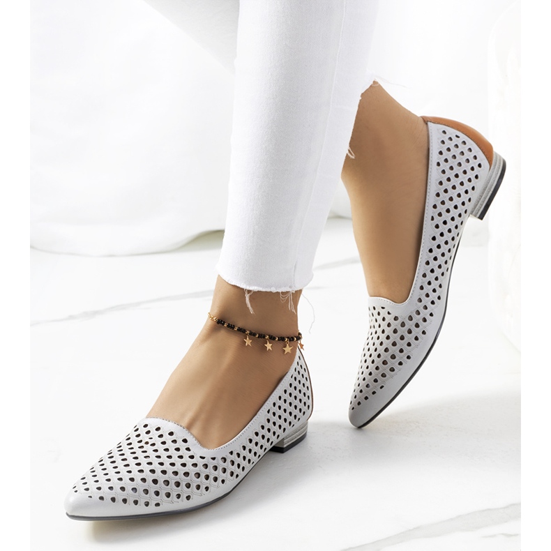 Szürke Jarrett áttört balerinák 1