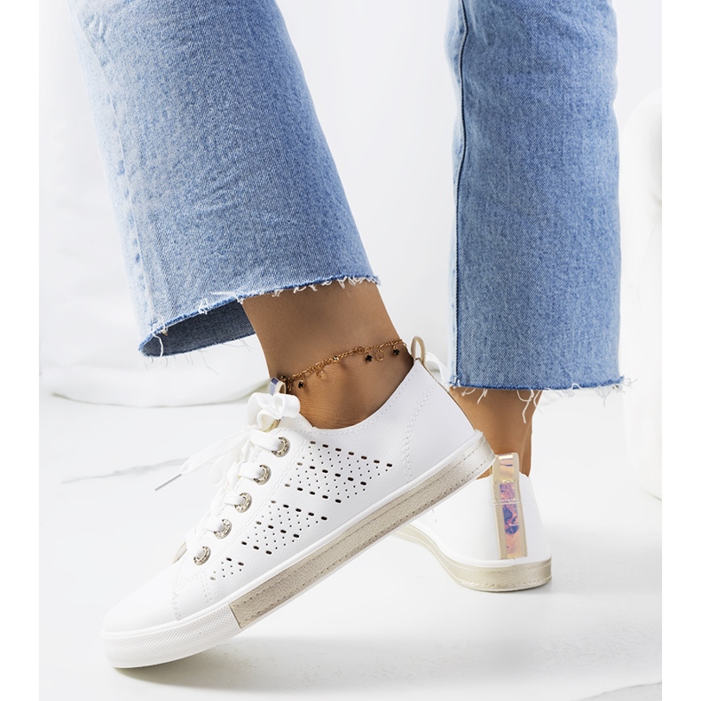 Impi női fehér és arany tornacipő aranysárga 1 Impi női fehér és arany tornacipő aranysárga 1