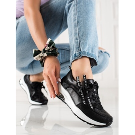 Goodin Bőr tornacipő cipzárral fekete 1