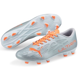 Puma Ultra 4.4 FG / AG M 106700 01 futballcipő szürke ezüst 1