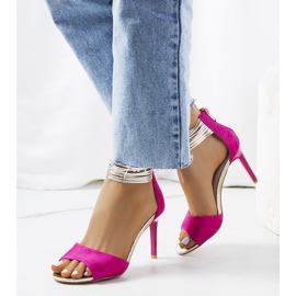 Pink Vasquez magassarkú szandál rózsaszín 1